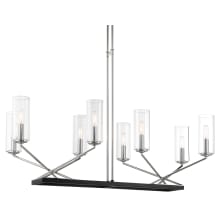 Highland Crossing 8 Light 42" Wide Abstract Linear Chandelier
