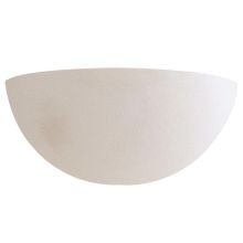 1 Light 12" Width Wall Washer Wall Sconce with White Shade