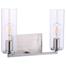 Acacia 2 Light 14" Wide Vantage Bathroom Vanity Light