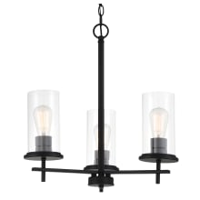 Haisley 3 Light 20" Wide Vantage Candle Chandelier