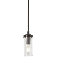 Elyton 1 Light 3-1/4" Wide Vantage Mini Pendant with Clear Seedy Glass Shade