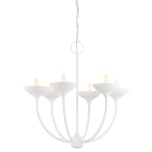 Ryton 6 Light 30" Wide Taper Candle Style Chandelier