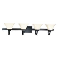 4 Light Bathroom Vanity Light from the Agilis Collection