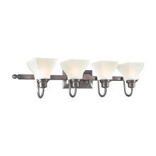 4 Light Bathroom Vanity Light from the Mission Ridge Collection