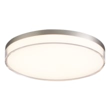 Vantage 11" Wide LED Flush Mount Ceiling Fixture with Clear Acrylic Diffuser
