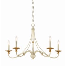Westchester County 5 Light 34" Wide Taper Candle Chandelier
