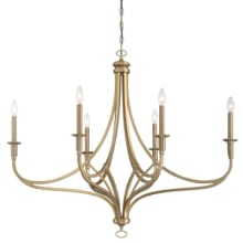 Covent Park 6 Light 40" Wide Taper Candle Chandelier