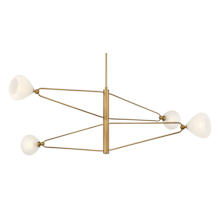 Orion 4 Light 53" Wide Abstract Linear Chandelier