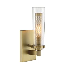 Emmerham 12" Tall Wall Sconce with Clear Glass Shade