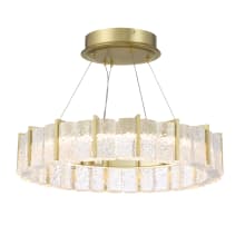 Sevryn 20" Wide LED Semi-Flush Ceiling Fixture / Converts to Pendant