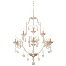 Colonial Charm 9 Light 34" Wide Taper Candle Style Chandelier