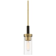 Ainsley Court Single Light 3-1/4" Wide Mini Pendant with Clear Ribbed Glass Shade