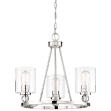 3 Light 22" Wide Chandelier from the Studio 5 Collection