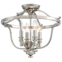4 Light 17.25" Wide Semi-Flush Mount Ceiling Fixture from the Audrey's Point Collection