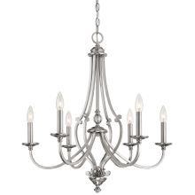 6 Light One Tier Chandelier from the Savannah Row Collection