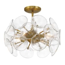 Winter 4 Light 16" Wide Semi-Flush Ceiling Fixture