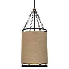 Windward Passage 4 Light 15" Wide Pendant with Natural Rope Shade