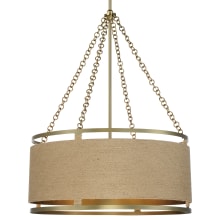 Windward Passage 6 Light 27" Wide Pendant with Natural Rope Shade