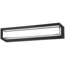 Averton 30" Wide LED Bath Bar with Clear Glass Shade