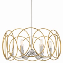 Chassell 6 Light 25" Wide Drum Chandelier