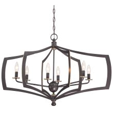 6 Light Single Tier Chandeliers from the Middletown Collection