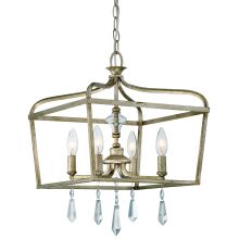 4 Light One Tier Mini Chandelier from the Laurel Estate Collection