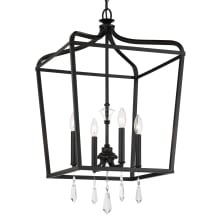 Laurel Estate 4 Light 17" Wide Crystal Pendant