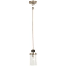 Bridlewood Single Light 5" Wide Mini Pendant with Seedy Glass Shade