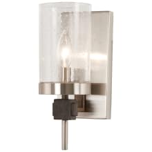 Bridlewood Single Light 4-1/2" Wide Bathroom Sconce with Seedy Glass Shade