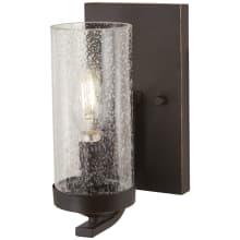 Elyton 1 Light 4-1/2" Wide Vantage Bathroom Sconce with Clear Seedy Glass Shade
