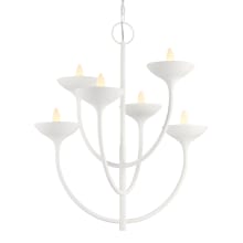 Ryton 6 Light 27" Wide Taper Candle Style Chandelier