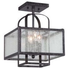 4 Light 11" Wide Semi-Flush Ceiling Fixture from the Camden Square Collection