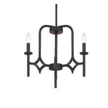 Muncie 19" Wide Taper Candle Style Chandelier