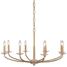 Atella 8 Light 36" Wide Taper Candle Style Chandelier