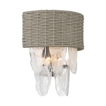 Breaker Isle 4 Light 19" Tall Wall Sconce with Crystal Shade