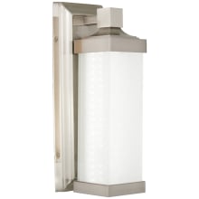 13" Tall Integrated LED Wall Sconce with Glass Shade