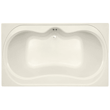 St. Augustine 72" X 42" Drop-In Soaking Tub with Reversible Drain