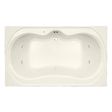 St. Augustine 72" X 42" Drop-In Whirlpool Tub with Reversible Drain