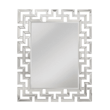 Hoxley 36-1/2" x 46-1/2" Rectangular Beveled Glass Wall Mounted Decorative Mirror