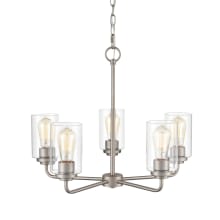 Mia 5 Light 20" Wide Candle Style Chandelier