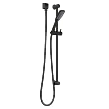 Elysa 1.8 GPM Single Function Hand Shower Package - Includes Slide Bar, Hose, and Wall Supply