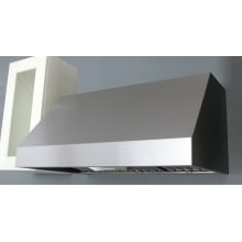 390 - 1200 CFM 36 Inch Wide Professional Stainless Steel Wall Mounted Range Hood with Dual Halogen Lighting System