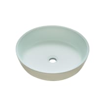 Ferrol 16-1/2" Circular Glass Vessel Bathroom Sink