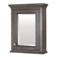 Tatianna 22" x 28" Framed Single Door Medicine Cabinet with Soft Close Hinges