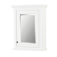 Tatianna 22" x 28" Framed Single Door Medicine Cabinet with Soft Close Hinges