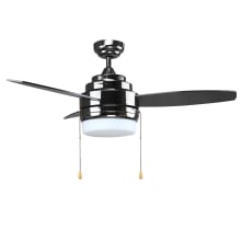 42" 3 Blade Indoor LED Ceiling Fan with Pull Chain