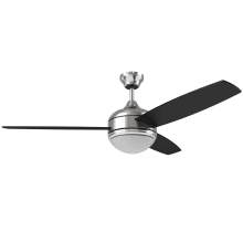 52" 3 Blade LED Indoor Ceiling Fan with Remote Control
