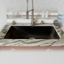 33" Single Basin Undermount Cast Iron Kitchen Sink