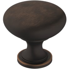 Burnap 1-1/4 Inch Mushroom Cabinet Knob - Pack of 10