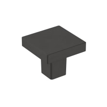 Canyon 1-3/16 Inch Square Cabinet Knob - 10 Pack